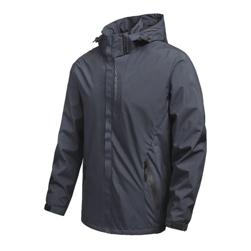 Outdoor Adventure Hat - Men's Waterproof Rain Jacket Lightweight Outer
