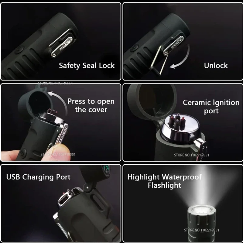 USB Rechargeable Dual Arc Plas - Outdoor Adventure Kit ulasan dan harga
