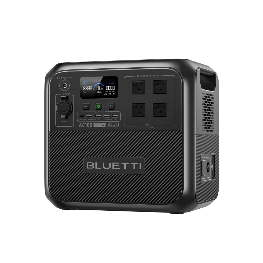 【RENEW】BLUETTI AC180 Solar Por - Outdoor Adventure Kit ulasan dan harga