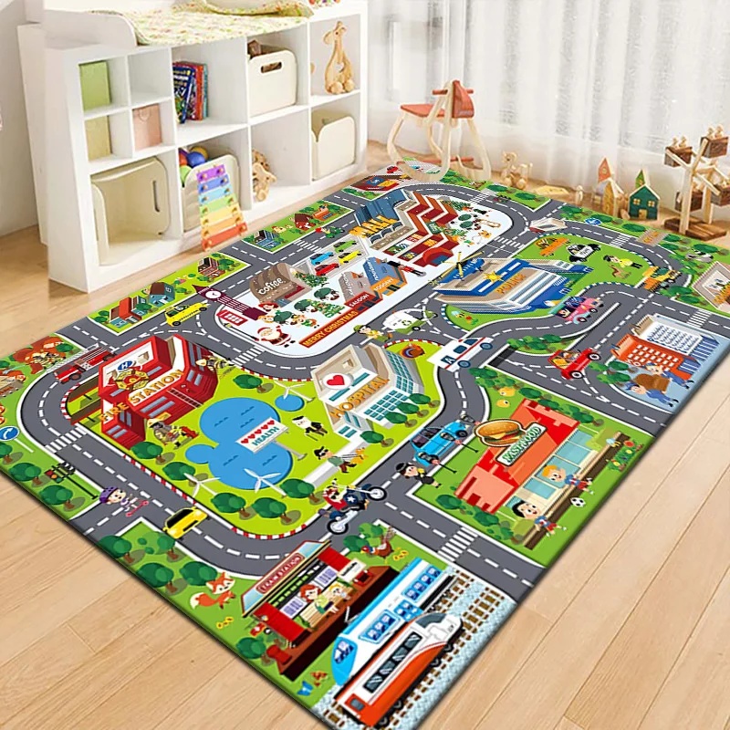 Colorful Kids City Map Play Ma - Outdoor Adventure With Kids ulasan dan harga