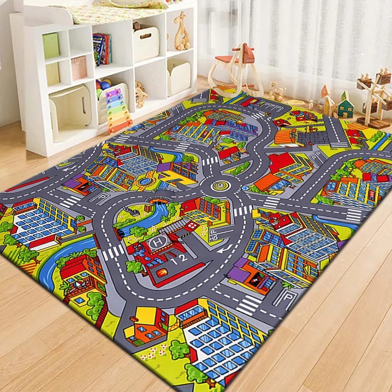 Colorful Kids City Map Play Ma - Outdoor Adventure With Kids ulasan dan harga