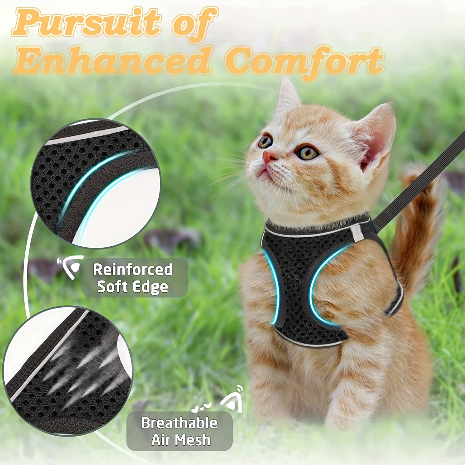 Escape-Proof Cat Harness & Lea - Outdoor Adventure Kit ulasan dan harga