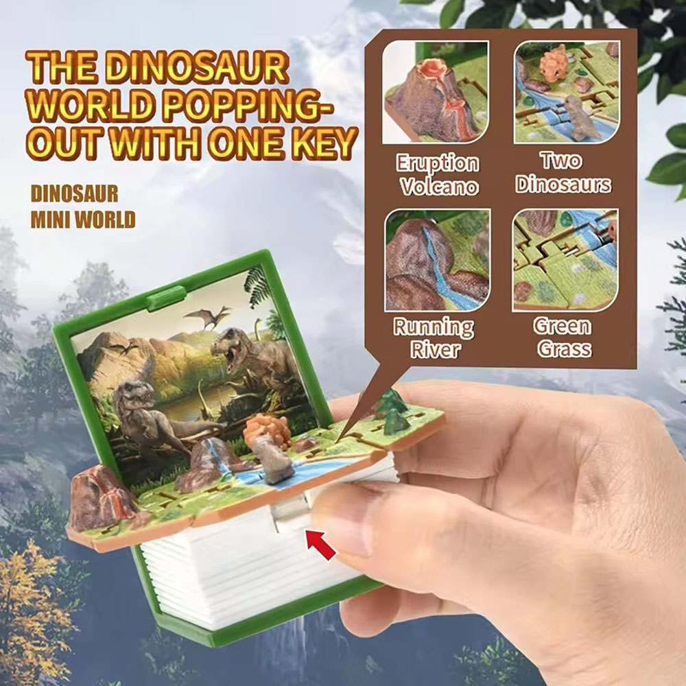 3D Dinosaurs Folding Book Keyc - Outdoor Adventure Books ulasan dan harga