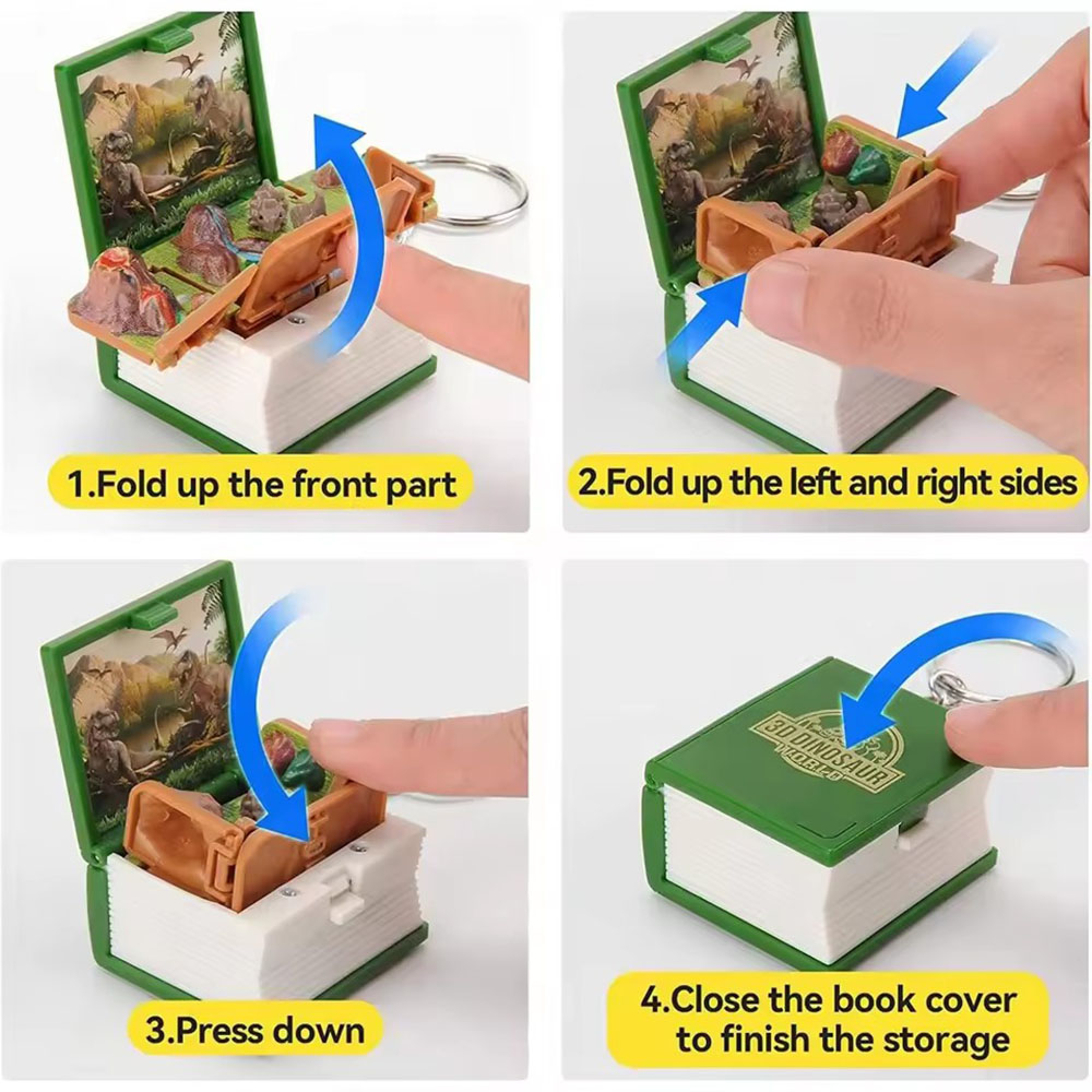 3D Dinosaurs Folding Book Keyc - Outdoor Adventure Books ulasan dan harga