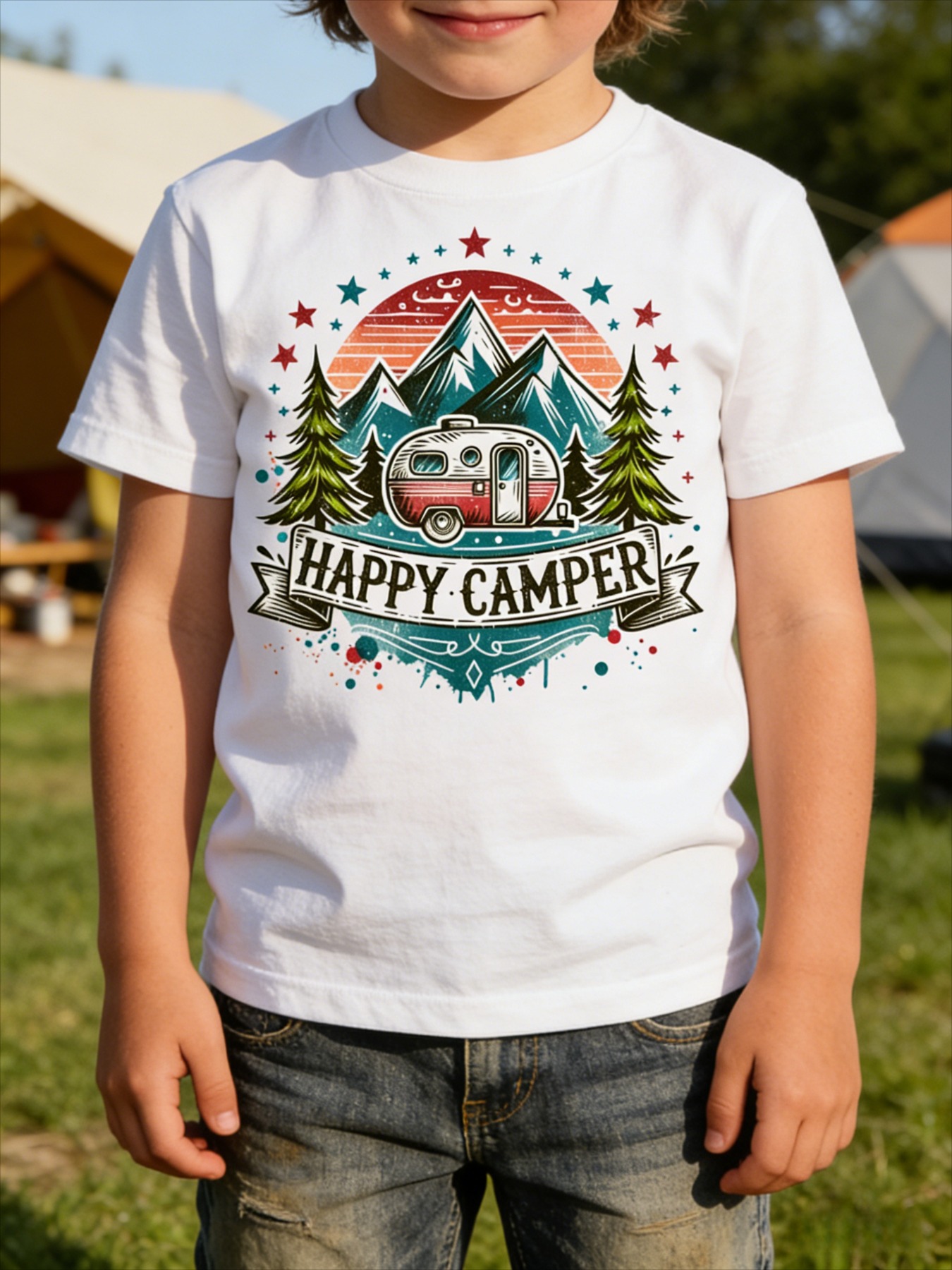 Kids Happy Adventure Shirt Pur - Outdoor Adventure For Toddlers ulasan dan harga