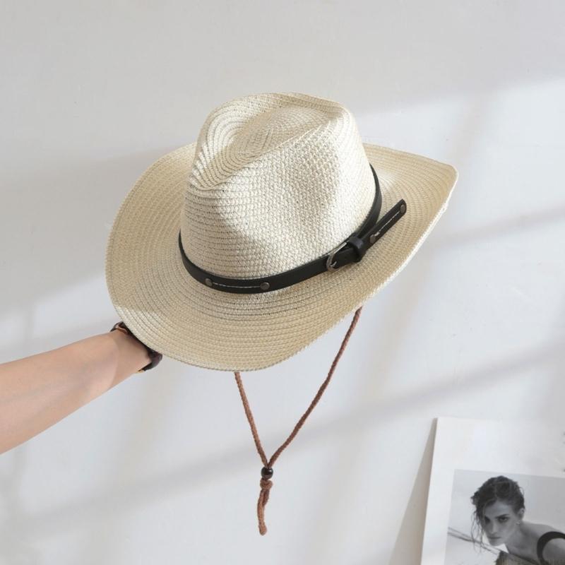 31BF Elegant Panama Hat With G - Outdoor Adventure Hat ulasan dan harga
