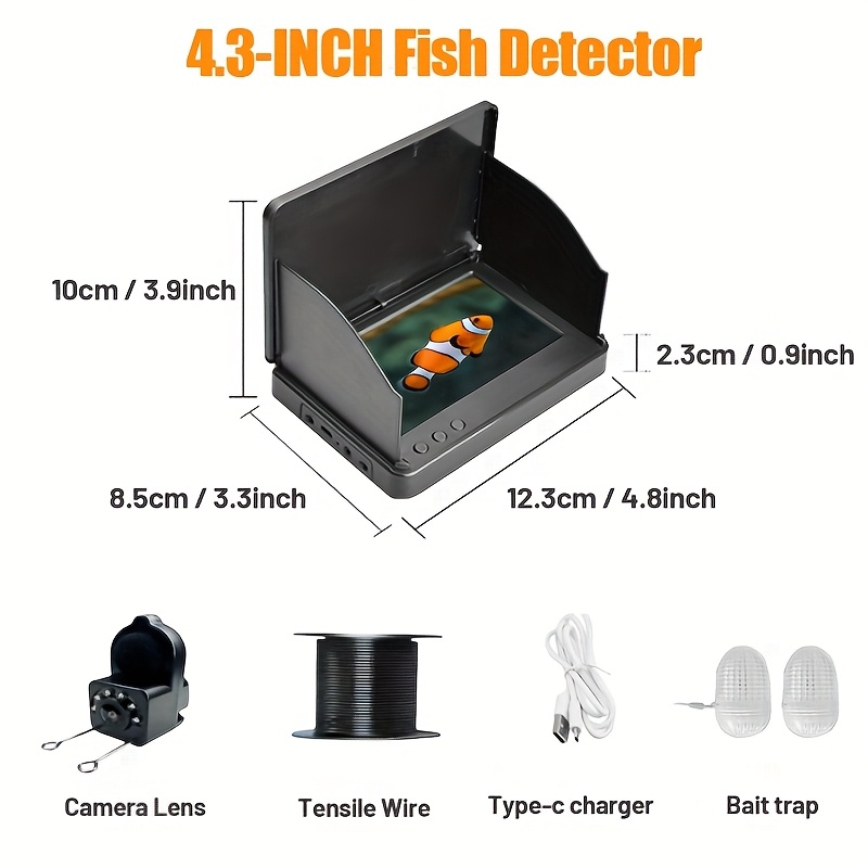 XHJ HD Fishing Monitor, 4.3 In - Outdoor Adventure Kit ulasan dan harga